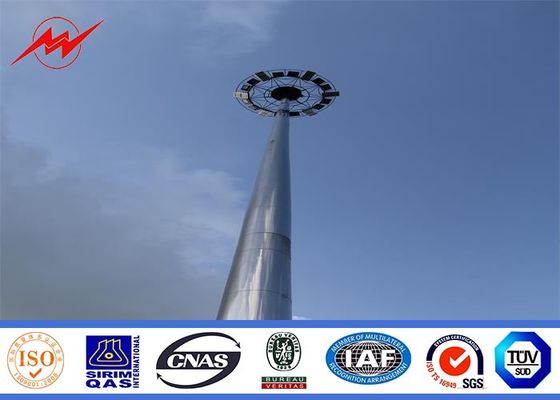 高い方法粉は持ち上がるシステムと高いマストの街灯柱に塗りました