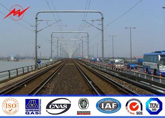 円錐タイプ電力の棒 2.75mm の厚さの鋼板 3 セクション