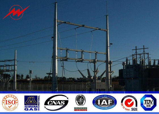 円錐 11m の Q235 物質的な電力の棒は単一セクションに電流を通しました