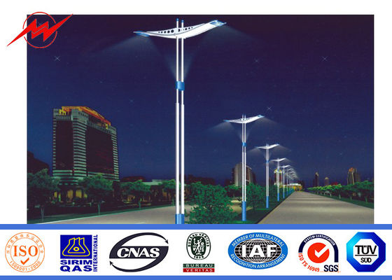 道の照明のための HDG 3mm 塗る電流を通された鋼鉄ポーランド人 1 のセクション