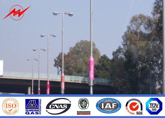 広場の照明のための 3.75mm ポーランド人電流を通された鋼鉄 1 セクションに塗る粉