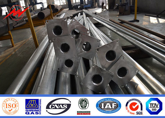 専門家 12m 腕の通りの駐車場の街灯柱 1 つの 3mm の厚さ