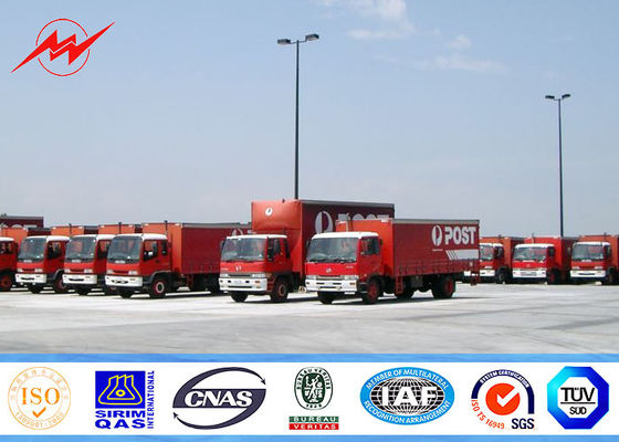 10mm 3mm の壁厚さはハイウェー ライトのための鋼鉄ポーランド人に電流を通しました