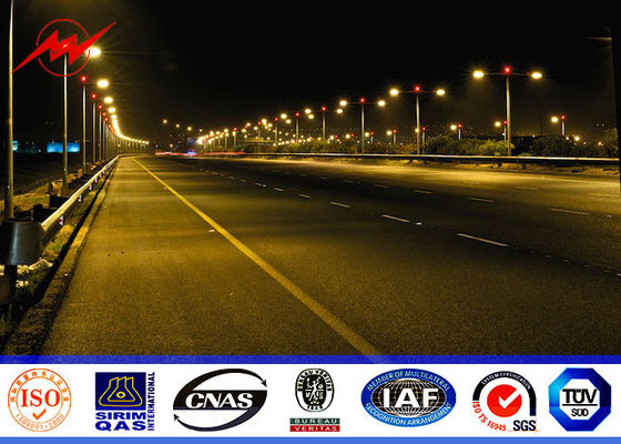 10mm 3mm の壁厚さはハイウェー ライトのための鋼鉄ポーランド人に電流を通しました