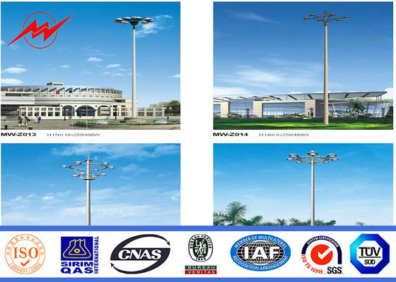 広場の照明のための持ち上がるシステムが付いている円形の絵画 60M 高いマスト ポーランド人