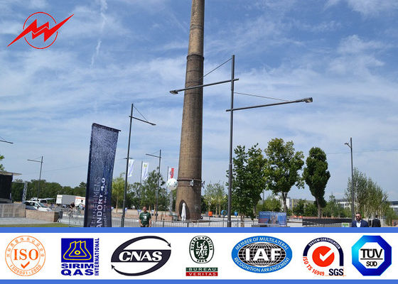 二重腕の通りの駐車灯ポーランド人に塗る 11m の粉はつや出しの鋼鉄を防水します