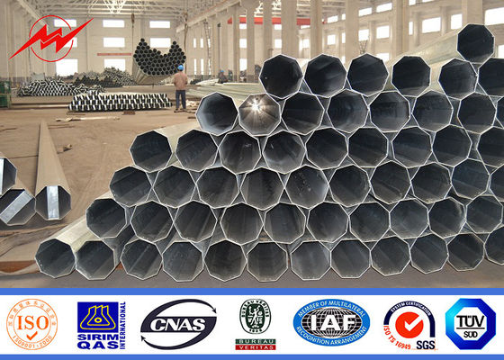 電力伝達のための Octogonal 40FT 138KV 鋼鉄電信柱