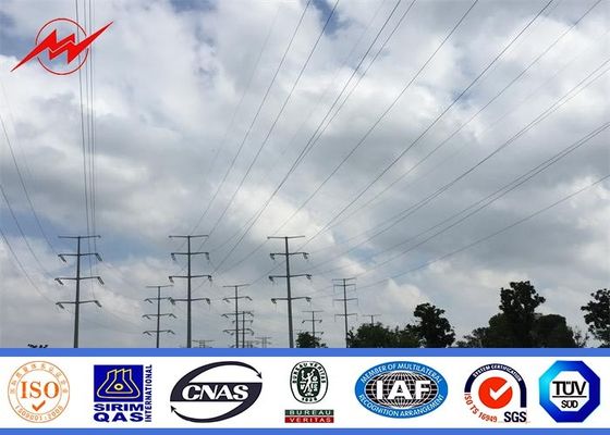 送電線のための管状/格子鋼鉄亜鉛めっきの電力ポーランド人