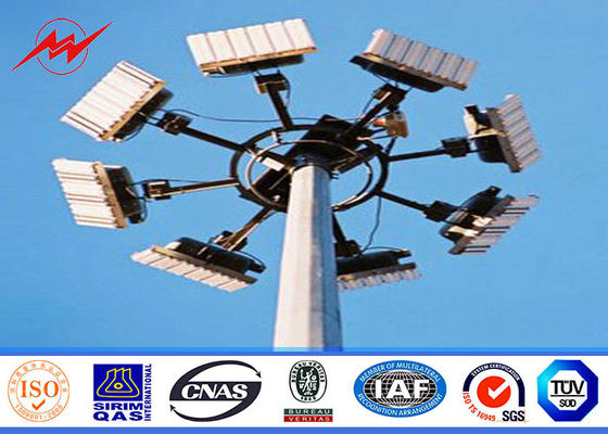 照明 100 平方メートルののための二重ランタンのパネルが付いている空港 30M HDG 高いマスト ポーランド人競技場の