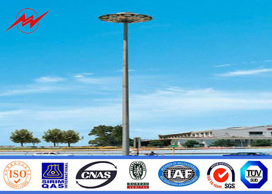 3 プラットホームの電気 rasing システムが付いているセクション 20M 八角形の高いマスト ポーランド人