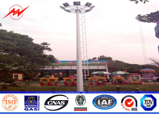 3 プラットホームの電気 rasing システムが付いているセクション 20M 八角形の高いマスト ポーランド人