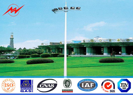 3 プラットホームの電気 rasing システムが付いているセクション 20M 八角形の高いマスト ポーランド人