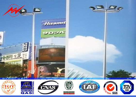 操作のプラットホームの梯子の保護の Differernt セクション 22M 円形の高いマスト ポーランド人