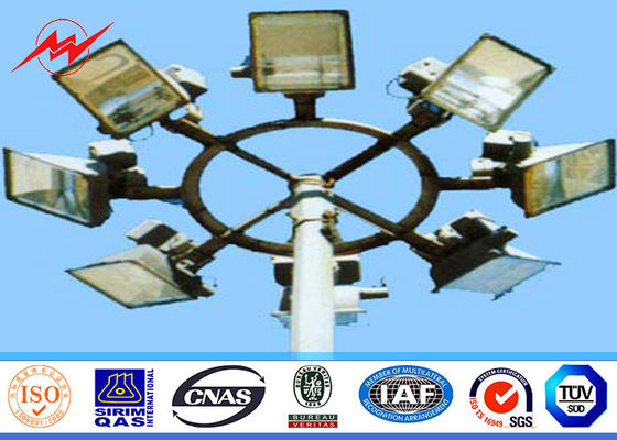 操作のプラットホームの梯子の保護の Differernt セクション 22M 円形の高いマスト ポーランド人