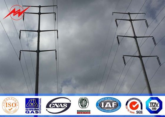 8M はパキスタンの鉱泉の電気のプロジェクトのための 300kg 負荷 3mm 厚さ鋼鉄電信柱を multisided