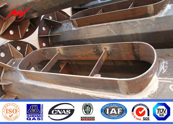 先を細くされた 20m は 8 つのライト高いマスト ポーランド人/HPS の駐車場街灯柱つきます