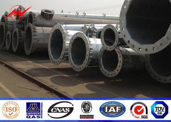 電流を通された上昇のボルトを持つ 15M 2.5KN 5mm の厚さ鋼鉄管状のポーランド人