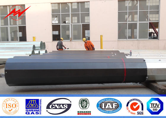 33KV 電力の配分のための円錐 33KV 11m 鋼鉄電信柱