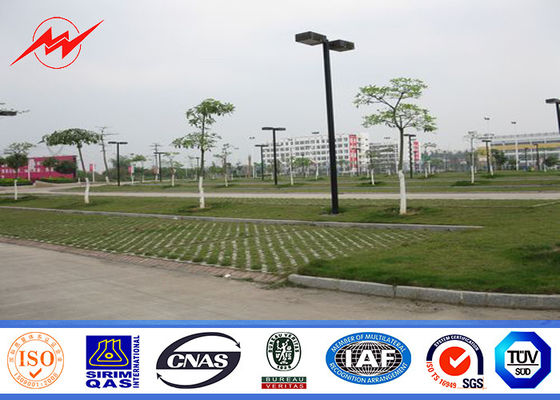 OEM 単一ブラケットとの屋外の円錐 6m の駐車場の街灯柱