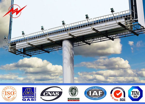 防食剤 3 in1 逆光照明 8m の円形 LED の屋外の掲示板の広告