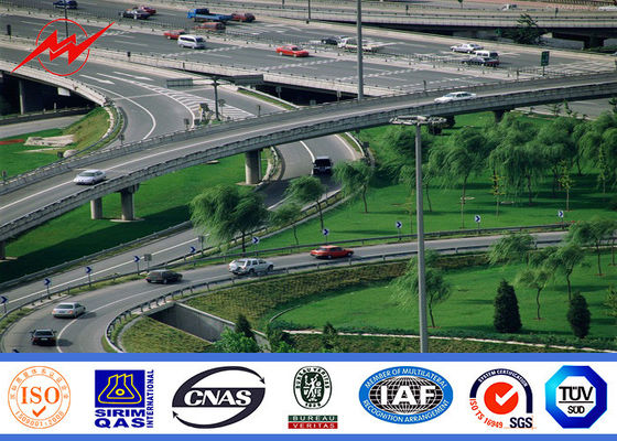 40M 8mm の厚さの広場の上昇の段との高いマストの街灯柱