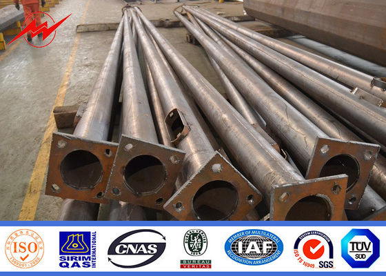 8m の高さの街灯のポーランド人 1m の二重腕の駐車場の街灯柱 3mm の厚さ