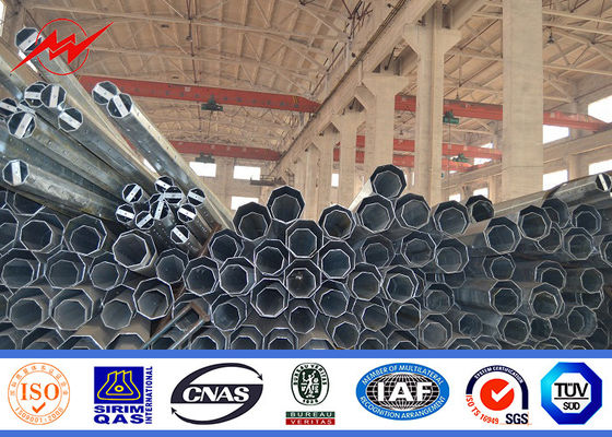 アフリカ 10m 500 ダンの電力ポーランド人鋼鉄電信柱はコーティングを粉にします