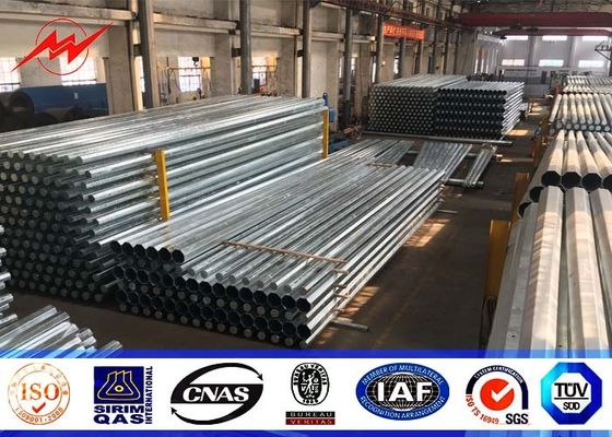 瀝青を持つ 25 人のフィート 2.5mm の厚さの電力のポーランド人の多回路屋外の街灯柱