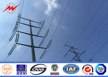 アフリカの電力配分のための 132KV 18m の瀝青鋼鉄電信柱
