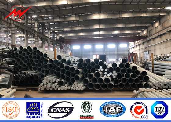 高さと形状をカスタマイズできるホットディップガルバン化八角電源ポール