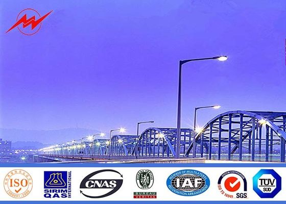 二重腕60W LED商業外の街灯柱の風-高いマスト ポーランド人を検査して下さい