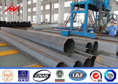 Galvaniztionおよび瀝青との配分69kv 55ftの鋼鉄電柱
