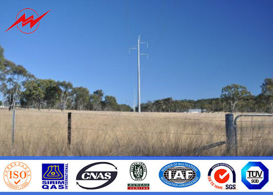 95FT NGCPフィリピンの熱いすくいの亜鉛めっきの鋼鉄電柱AWS D 1.1