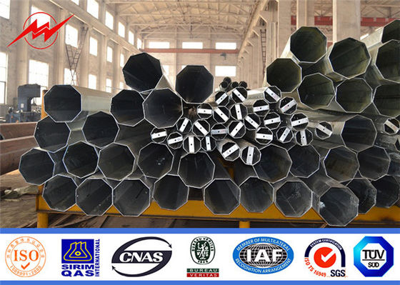 20m力の管状の鉄骨構造電気伝達ポーランド人33kvライン配列タワー