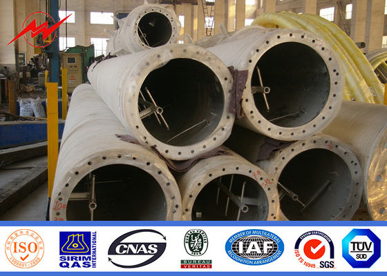 115KV鋼鉄のための多角形の100FT屋外のMonopoleタワー コミュニケーション配分電柱