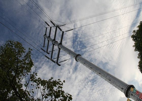 34m 320入札者のためのkv NGCPの熱いすくい電流を通す鋼鉄電気電信柱