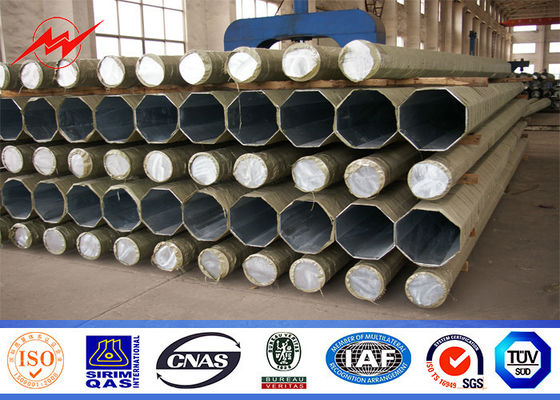 69kv送電線10mmの厚さのための450MpaのNGCP 65FT電流を通された鋼鉄ポーランド人