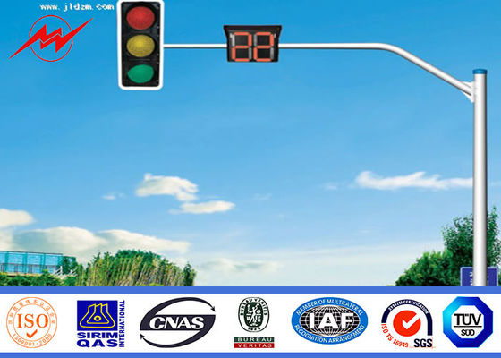 鋼鉄IP65 6m信号ポーランド人の電流を通された街灯ポーランド人