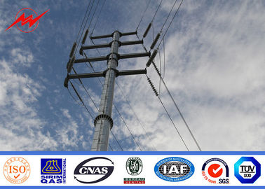 電流を通されるAstm A123は8-20m鋼鉄管状の電気ポーランド人を配管する