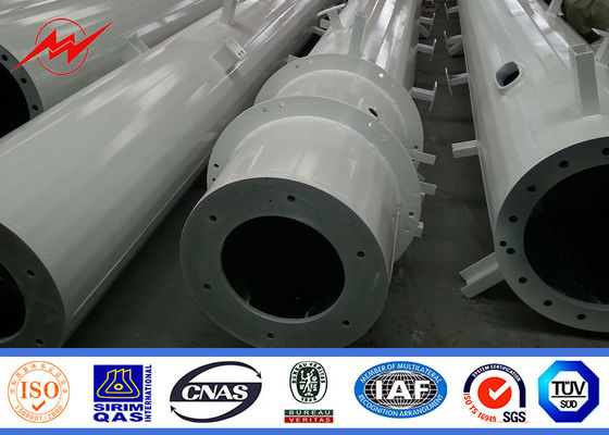 110kv伝達タワーのテレコミュニケーションのアンテナ携帯電話信号のための鋼鉄モノラル ポーランド人タワー