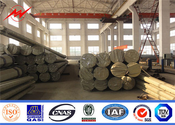 8Ftのスリップの接合箇所Q235によって電流を通される鋼鉄ポーランド人、電気の実用的な電柱