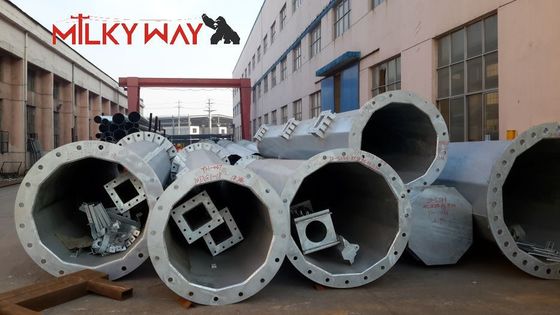 3.5m~15m 角形と多角形オプションのストリートライトのための鉄電柱