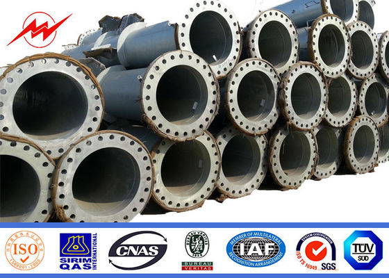 33 Kvタワーの電気電流を通された管状の鋼鉄ポーランド人10-220kv伝達電力線