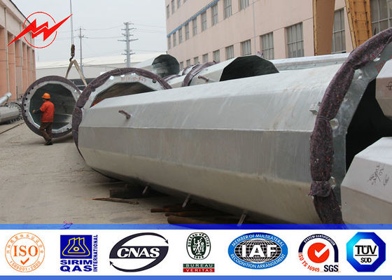 25ftへの75ft電気Concialは鋼鉄電信柱の鋼鉄電力配分ポーランド人10kv | 550kvの先を細くしました