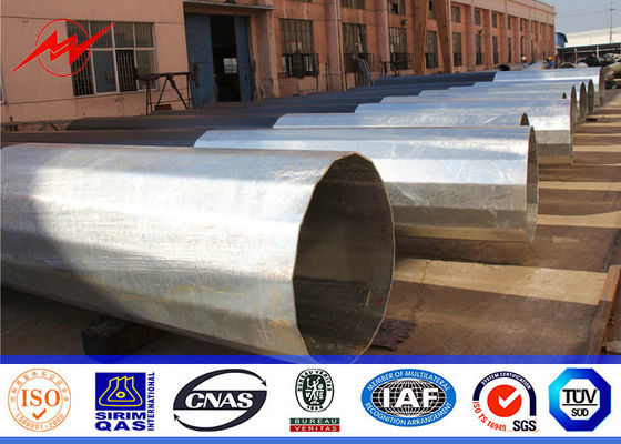 架空送電線の鋼鉄タワーのための回路16M 32Mの鋼鉄電柱ダブルまたはシングル伝達