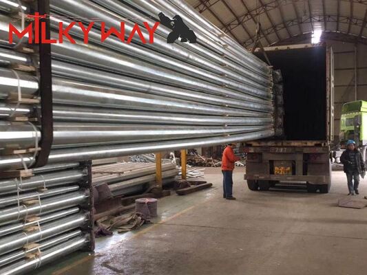 10m Galvanized High Mast Outdoor Lamp Pole  Highway Light Pole