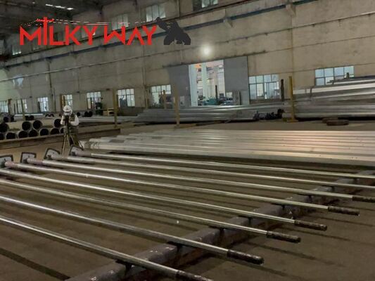 9.8m Q235 customized Street Light Poles for Africa