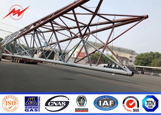 コミュニケーションTelecommunic鋼鉄モノラル ポーランド人の電気通信は86亜鉛めっきの標準と3本の足そびえています