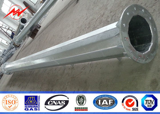 132 Kv 27Meter 1500kgの負荷移動式伝達テレコミュニケーションのためのモノラル ポーランド人タワー