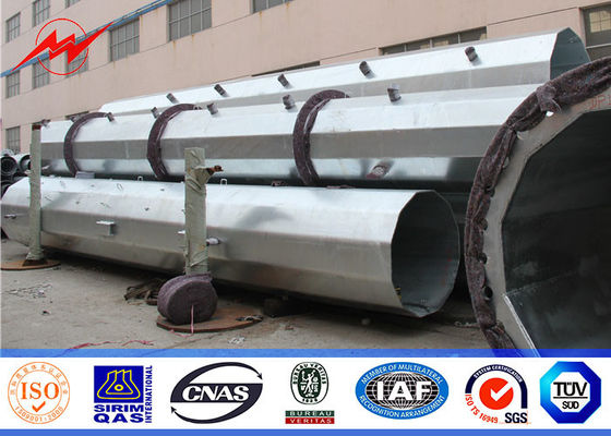 16の側面の鋼鉄マイクロウェーブ移動式送電線のためのモノラル ポーランド人タワー